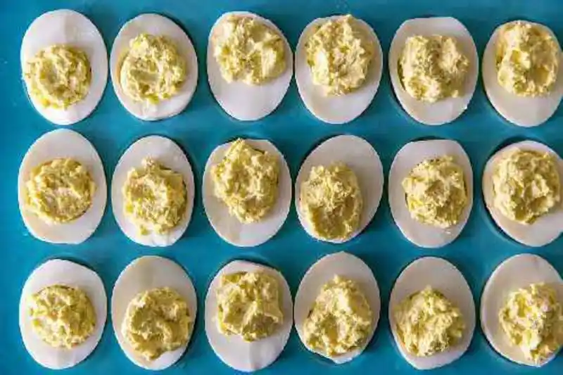 Deviled Eggs with Horseradish and Dill