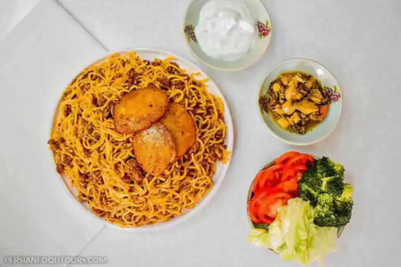 Persian Macaroni Persian style spaghetti