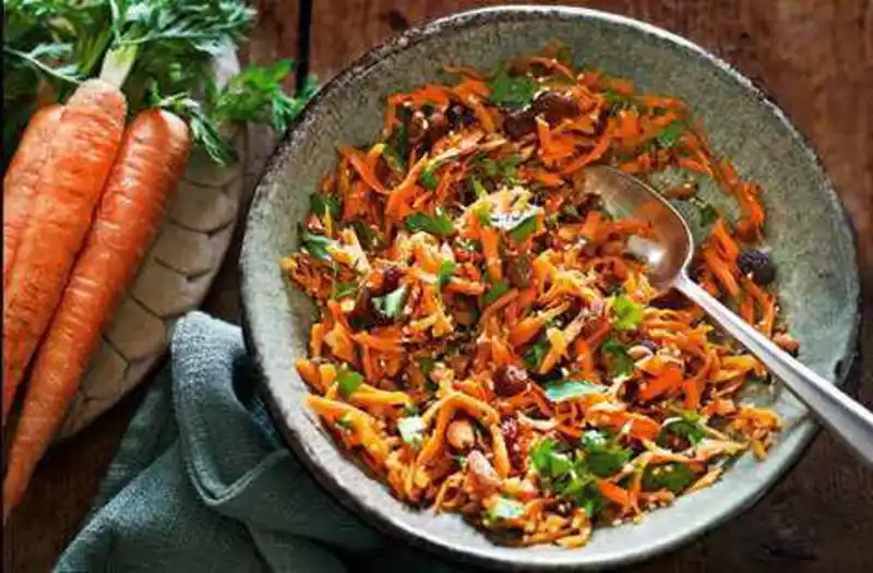 Indian-spiced carrot salad recipe