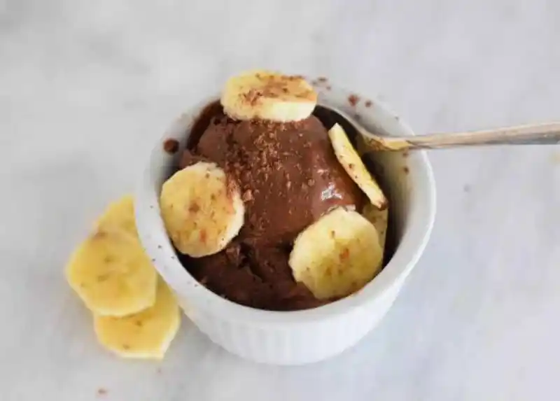 Chocolate Banana Frozen Yogurt