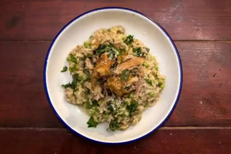 Vegan Risotto With Mushrooms